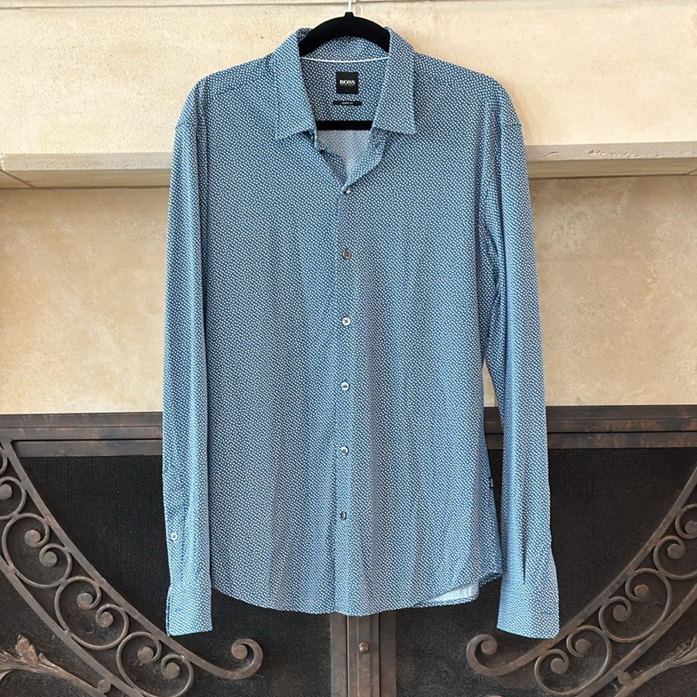Men’s Hugo Boss Sharp Fit Casual Button Down Shirt